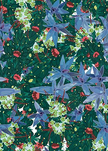 Desert Garden Bloom Art Print