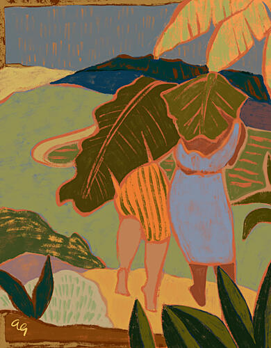 Rain in May Art Print