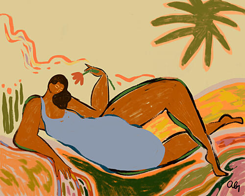 Rest and Relax Art Print