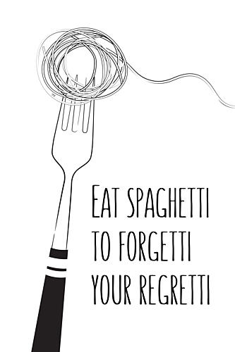 Spagetti Art Print by Martina