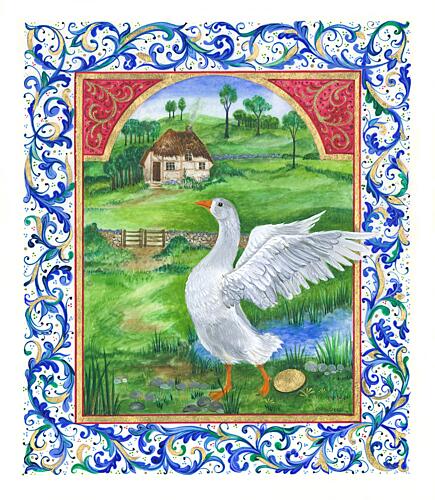 The Goose That Laid the Golden Eggs Art Print