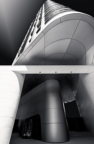 Modern Curved Architecture Art Print by Roland Weber