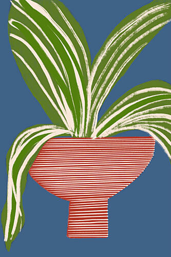 Modern Home Plant Art Print