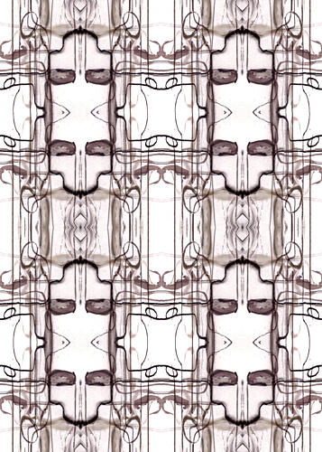 Elegant Abstract Pattern Art Print by Jenja Braun