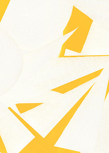 Bright Angular Design Art Print by Jenja Braun