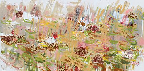Abstract Garden Bloom Art Print