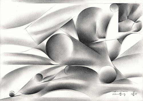 Dynamic Shadow Play Art Print