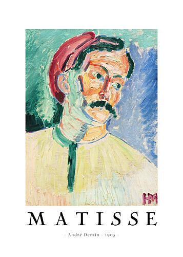 Andre Derain 1905 Art Print by Henri Matisse