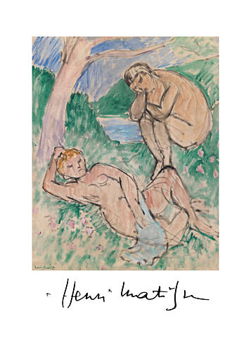 Baigneurs Art Print by Henri Matisse