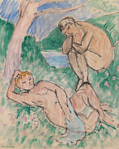 Baigneurs Art Print by Henri Matisse