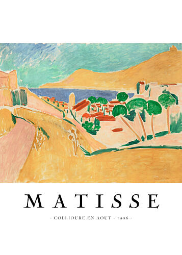 Collioure En Aout Art Print by Henri Matisse