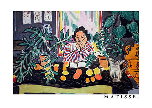 Interno Con Vaso Etrusco 1940 Art Print