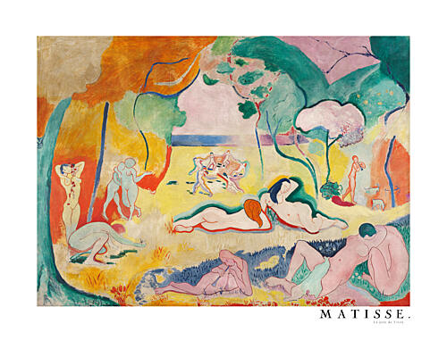 la Joie de Vivre, with Boarder Art Print