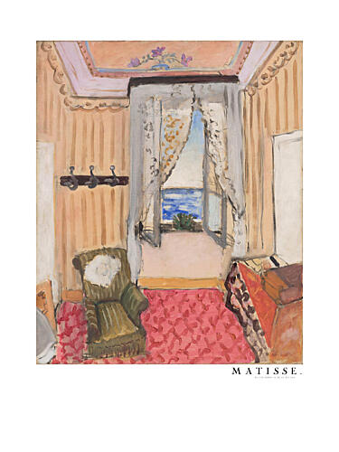 Ma Chambre Au Beau Rivage Boarder Art Print