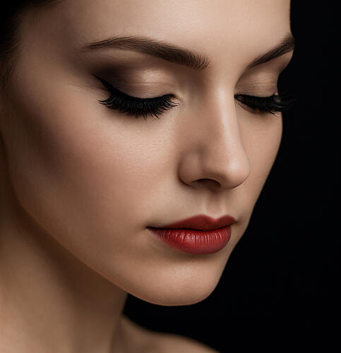Elegant Beauty Portrait Art Print by Paulo Medeiros