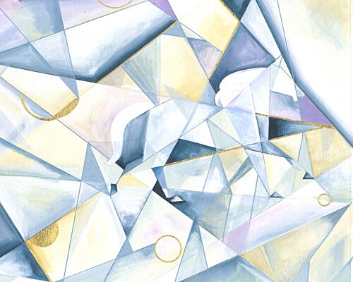 Cubist Horse Cubist Print
