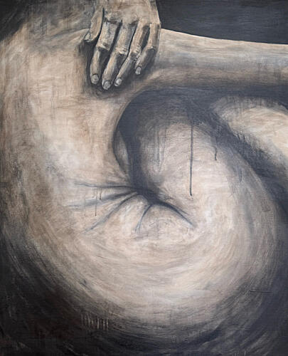 Intimate Human Touch Art Print