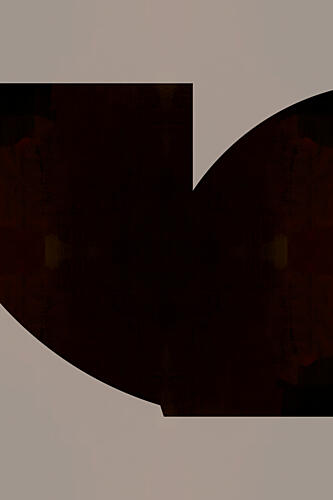 Deep Abstract Shapes Art Print by Cartissi
