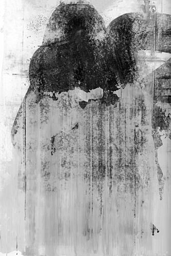 Moody Grunge Abstract Art Print
