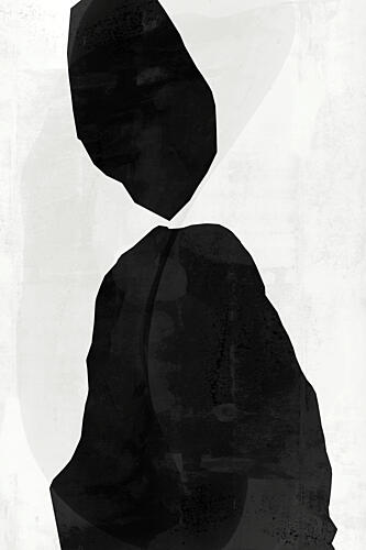 Balanced Abstract Forms Art Print by Cartissi