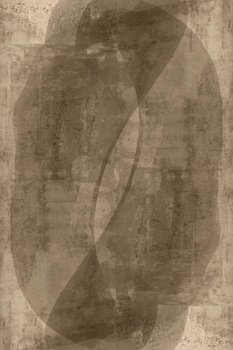 Abstract Sepia Layers Art Print by Cartissi