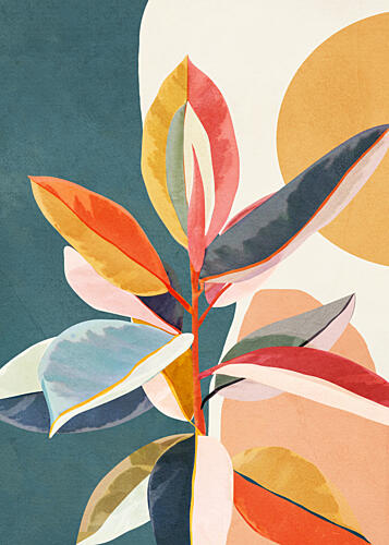 Vibrant Foliage Art Print by City Art
