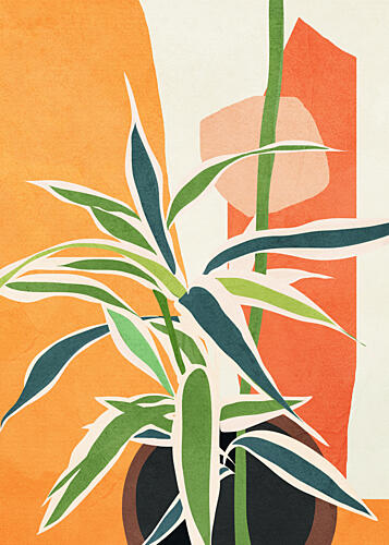 Leafy Vibes Art Print by City Art