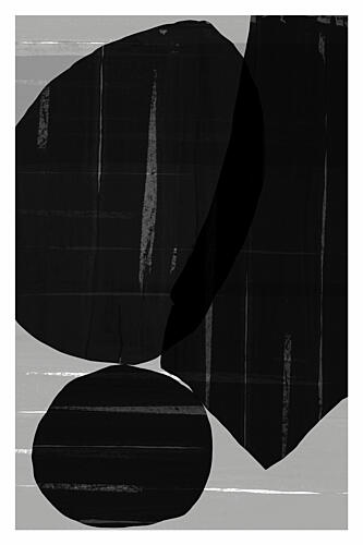 Modern Black Balance Art Print
