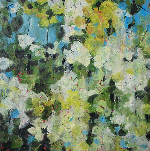 Vibrant Green Foliage Art Print