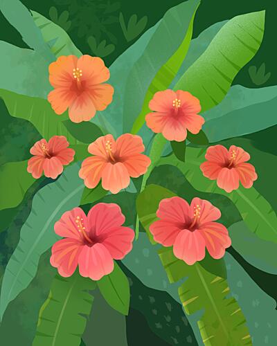 FloralFoliage Art Print