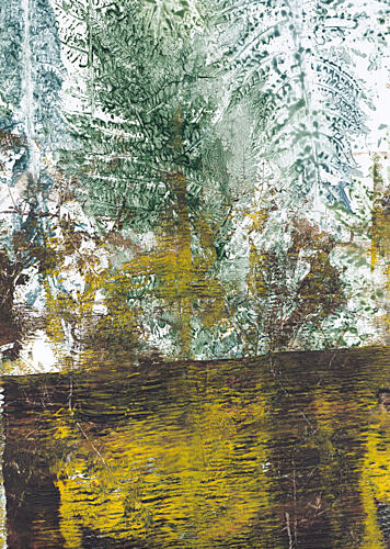 Textured Forest Floor Art Print