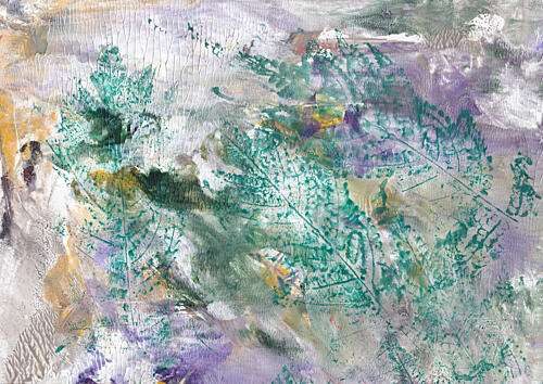 Dreamy Green Ferns Art Print