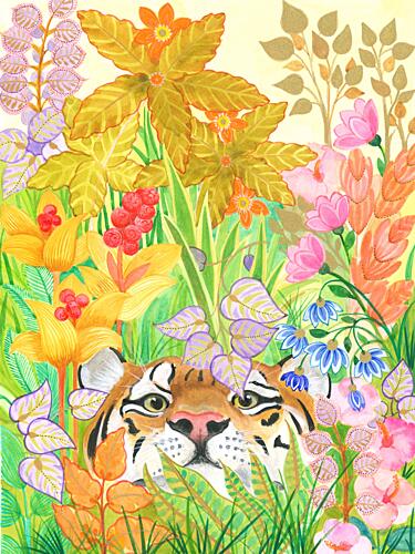 PeeringTiger Hidden Tropics Art Print