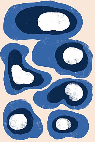Abstract Shape No.8 Art Print by The Miuus Studio