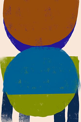 Abstract Shape No.3 Art Print by The Miuus Studio