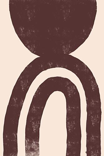 Abstract Shape No2 Art Print by The Miuus Studio