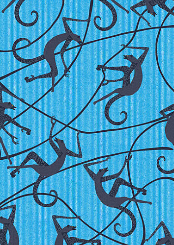 Playful Jungle Monkeys Art Print