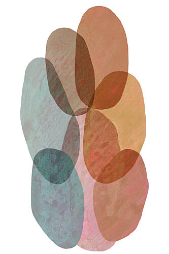 Organic Stone Balance Art Print by cartissi