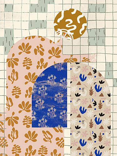 Pattern Play No 02 Art Print