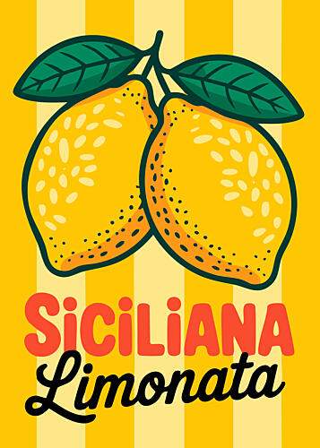 Fresh Sicilian Limonata Art Print