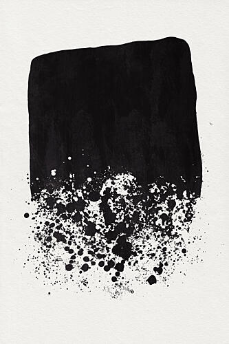 Abstract Ink Explosion Art Print