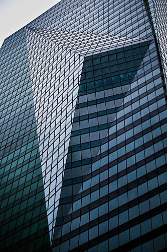 Geometric Building Facade Art Print by Meiji Maruo