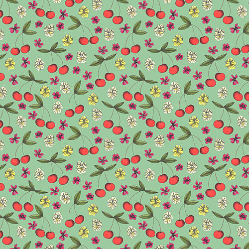 Sweet Cherry Flowers Art Print