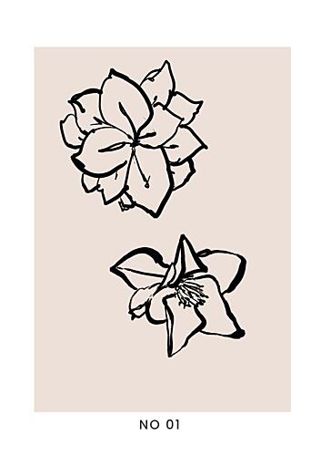 Abstractbotanicsno05 Art Print