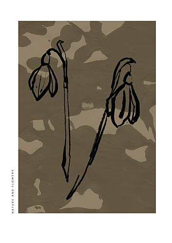 Abstractbotanicsno09 Art Print