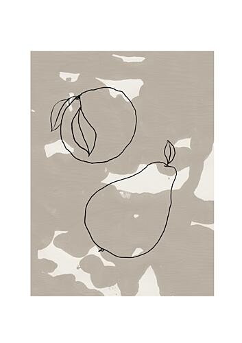 Abstractbotanicsno17 Art Print