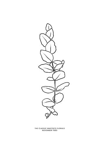 Abstractbotanicsno20 Art Print