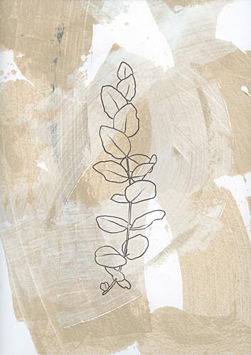 Abstractbotanicsno23 Art Print