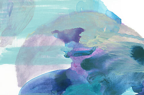 Ethereal Blue Purple Art Print