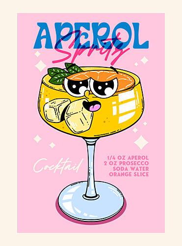 Cute Drink Art Print